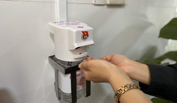Thiết kế hệ thống rửa tay khử khuẩn tự động kết hợp kiểm soát giãn cách sử dụng trí tuệ nhân tạo